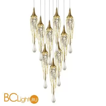 Подвесной светильник DeLight Collection Goddess Tears P68009L-9H gold