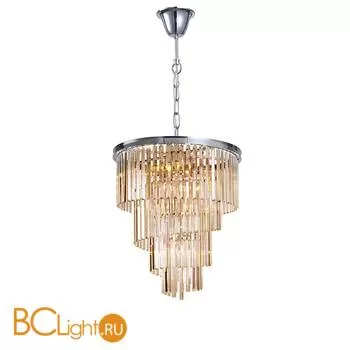 Подвесной светильник DeLight Collection Helix KR0262P-10 chrome/amber - Фото 0