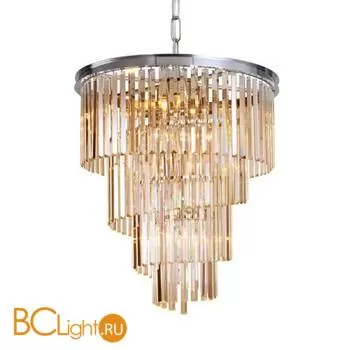 Подвесной светильник DeLight Collection Helix KR0262P-10 chrome/amber