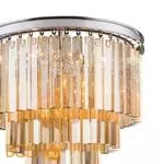 Подвесной светильник DeLight Collection Helix KR0262P-10 chrome/amber - Фото 1