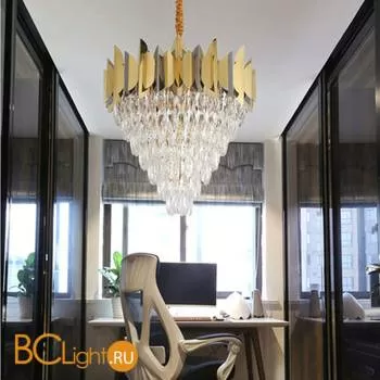 Подвесной светильник DeLight Collection Jadorel 7216 L5+3 gold/black - Фото 5