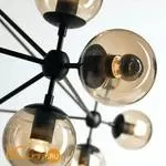 Подвесная люстра DeLight Collection Modo 8916/15 black/cognac - Фото 0