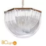 Люстра DeLight Collection Murano Glass A001-800 L12 brass/clear