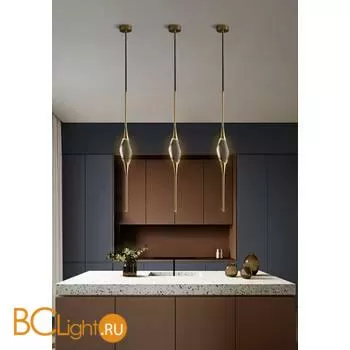 Подвесной светильник DeLight Collection pezzo OM82112-1b gold - Фото 2