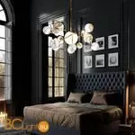 Подвесной светильник DeLight Collection planet KG1122P-13A brass - Фото 4