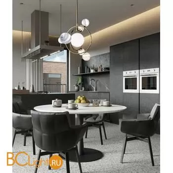 Подвесной светильник DeLight Collection planet KG1122P-7 brass - Фото 5