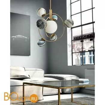 Подвесной светильник DeLight Collection planet KG1122P-7 brass - Фото 3