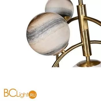 Подвесной светильник DeLight Collection planet KG1122P-7 brass - Фото 1