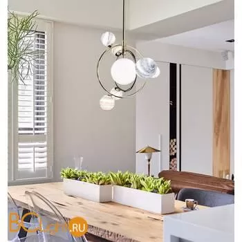 Подвесной светильник DeLight Collection planet KG1122P-7 brass - Фото 2