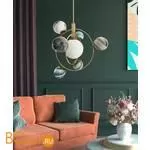 Подвесной светильник DeLight Collection planet KG1122P-7 brass - Фото 4