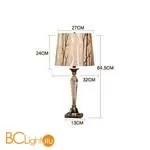 Настольная лампа DeLight Collection Table Lamp KR0707T-1 - Фото 4