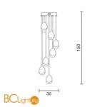 Подвесной светильник DeLight Collection terrene MD13003023-7A chrome - Фото 3