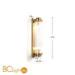 Настенный светильник DeLight Collection wall lamp 88008W/L brass - Фото 4