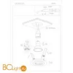 Встраиваемый светильник Denkirs DK2017-BK - Фото 0