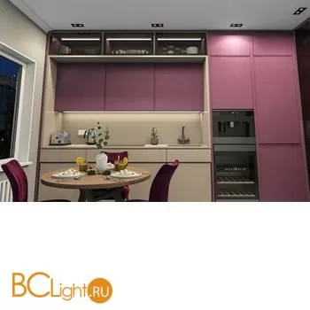 Встраиваемый светильник Denkirs DK3072-BK+PI - Фото 0