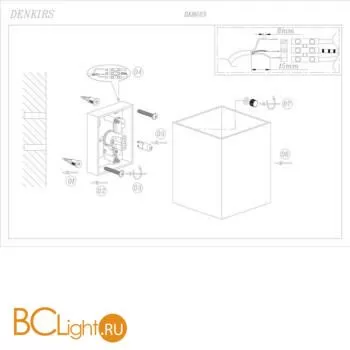 Настенный светильник Denkirs DK8023-WH - Фото 0