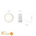 Светодиодный модуль белый керамический корпус Denkirs DK4000-7W - Схема