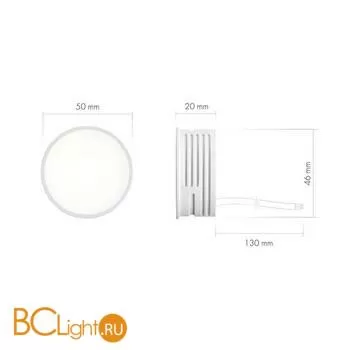 Лампа Denkirs Slim Led DK3000-7W-M - Фото 2