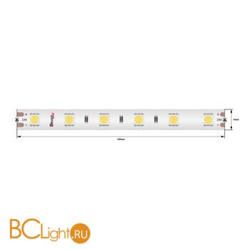 Светодиодная лента DesignLed 003350 14.4Вт 24В IP65 2700K 1340 Lm/m DSG560-24-WW-65 - Схема