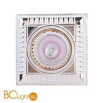 Встраиваемый спот (точечный светильник) Donolux SN1582-White+Gold stripe