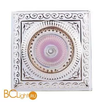 Встраиваемый спот (точечный светильник) Donolux SN1583-White+Gold stripe