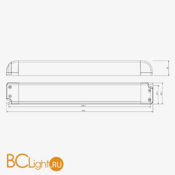 Блок питания (трансформатор) Donolux Helvar PS1802450А 180W 24V - Схема