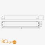 Блок питания (трансформатор) Donolux Helvar PS1802450А 180W 24V - Схема