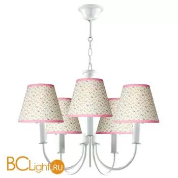 Люстра Donolux S110052/5white frame + Shade C flowers S-W54/x, T56/x