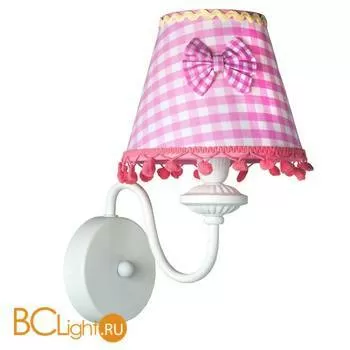 Бра Donolux W110054/1white frame + Shade C pink bow X S-W54/x, T56/x