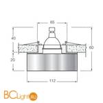 Встраиваемый светильник Donolux DL014AM - Схема