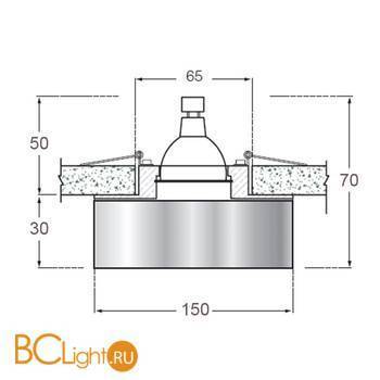 Встраиваемый светильник Donolux DL015Y - Схема