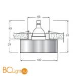 Встраиваемый светильник Donolux DL018A - Схема