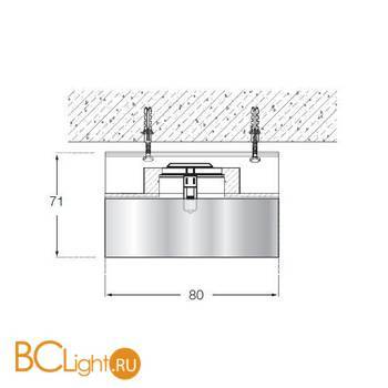 Встраиваемый светильник Donolux DL025S/C-CH - Схема