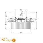 Встраиваемый светильник Donolux DL026D - Схема
