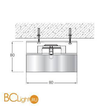 Встраиваемый светильник Donolux DL027C/Gold - Схема