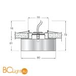 Встраиваемый светильник Donolux DL028M - Схема