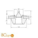 Встраиваемый светильник Donolux DL202G - Схема