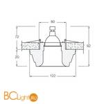 Встраиваемый светильник Donolux DL203G/2 - Схема