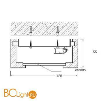 Встраиваемый светильник Donolux DL218G/1 - Схема