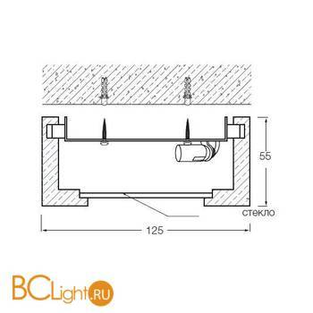 Встраиваемый светильник Donolux DL219G/1 - Схема