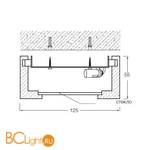 Встраиваемый светильник Donolux DL219G/1 - Схема
