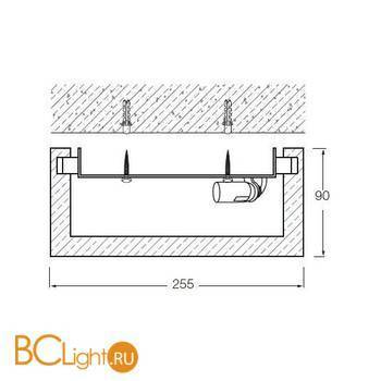 Настенный светильник Donolux 221 DL221G/1W1 - Схема
