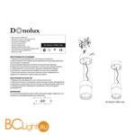 Cпот (точечный светильник)Donolux DL18424/11WW-S Alu - Схема