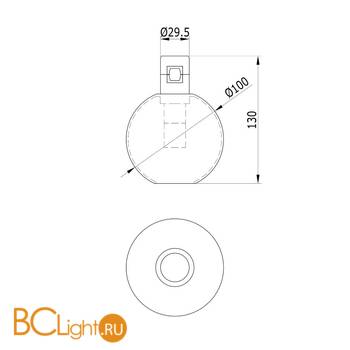Модульный светильник Donolux IIkra DL20233M5W1 Black Bronze - Схема