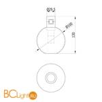 Модульный светодиодный светильник Donolux Ikra DL20233M5W1 Black - Схема