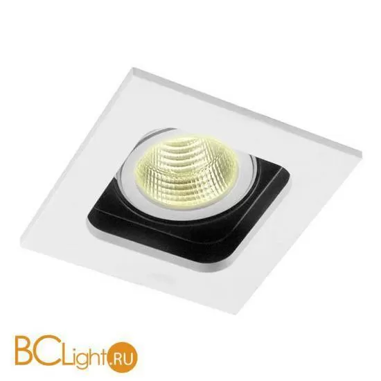 Встраиваемый спот (точечный светильник) Donolux DL18614/01WW-SQ White/Black
