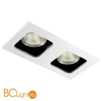 Встраиваемый спот (точечный светильник) Donolux DL18614/02WW-SQ White/Black