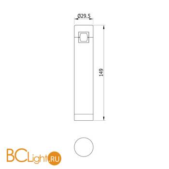 Модульный точечный светильник Donolux Jet DL20236M5W1 Black - Схема