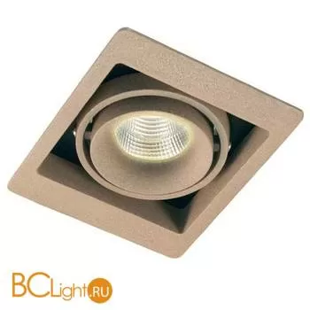 Встраиваемый спот (точечный светильник) Donolux DL18615/01WW-SQ Champagne/Black