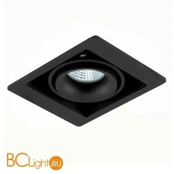 Встраиваемый спот (точечный светильник) Donolux DL18615/01WW-SQ Shiny black/Black